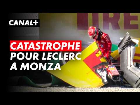 L'énorme crash de Charles Leclerc à Monza ! - Grand Prix d'Italie - F1