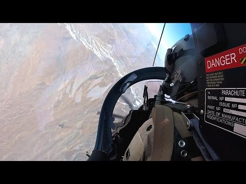 Afghan A-29 Super Tucano Training Flight Over Afghanistan – Cockpit View