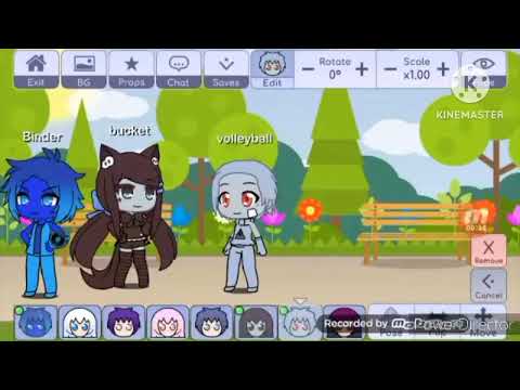 Object Havoc Binder x Bucket x Volleyball Gacha Life for @Chanell