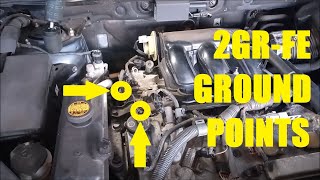 Engine Grounding Locations for 2GR-FE Swaps