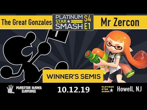 PSS S4:E1 - The Great Gonzales (Game & Watch) Vs. Mr Zercon (Inkling, Isabelle) - W Semifinals