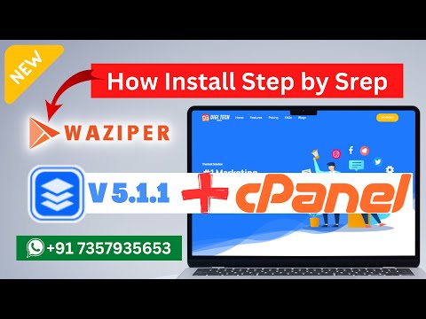 Waziper 5.1 Installation in Cpanle step by step | waziper install cpanel | Waziper 5.1.1