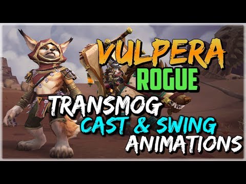 Vulpera Rogue Preview! World of Warcraft BFA Allied Race 8.3