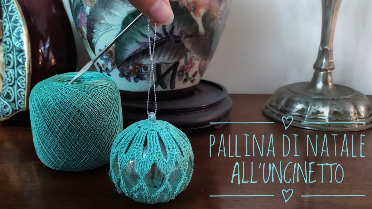 Pallina di Natale all'uncinetto - tutorial