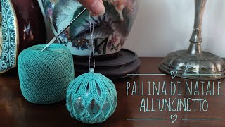 Pallina di Natale all'uncinetto - tutorial