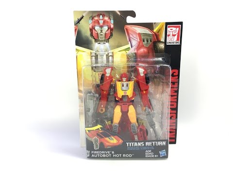 Transformers: Titans Return - Deluxe HOT ROD w/ Firedrive