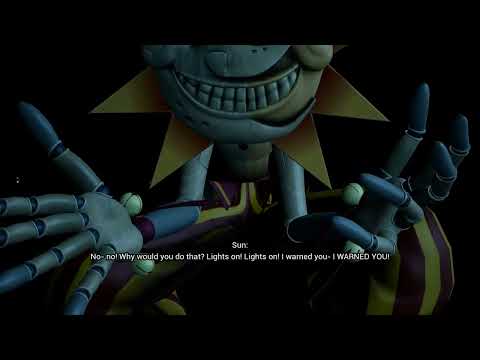 How Sun transforms to Moon in 3rd person camera - FNAF Security Breach