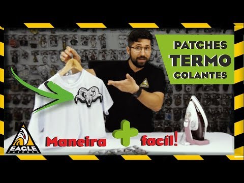 Tutorial de como aplicar patches termocolantes - Maneira fácil