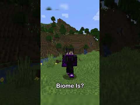 Minecraft's Newest Biome Is Here! #minecraft #shorts