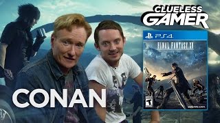 Clueless Gamer: "Final Fantasy XV" With Elijah Wood  - CONAN on TBS