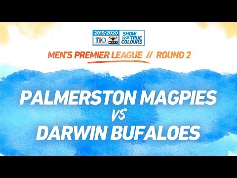 Palmerston Magpies vs Darwin Buffaloes: Round 2 - Men's Premier League: 2019-20 TIO NTFL