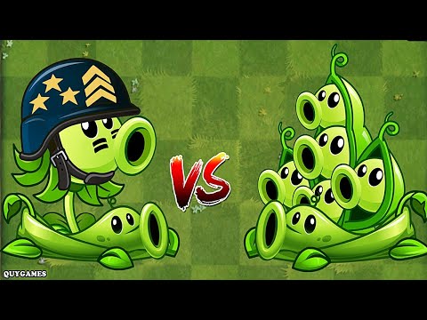 Plants vs Zombies 2: Mega Gatling Pea Pvz 2 Vs Pea Vine + Pea Pod