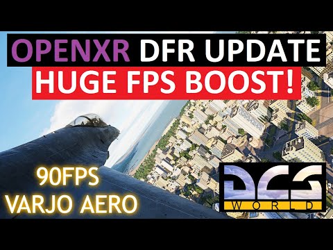 DCS World DFR UPDATE is a GAME CHANGER! VARJO AERO ULTRA SETTINGS, DOF Reality H2 - F16 ENGINE OUT!
