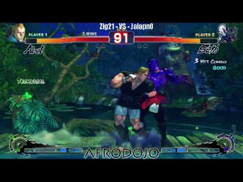 SSF4 - AFRODOJO 7/15/2010 - Zig21(Abel) vs Jalapno(Seth)