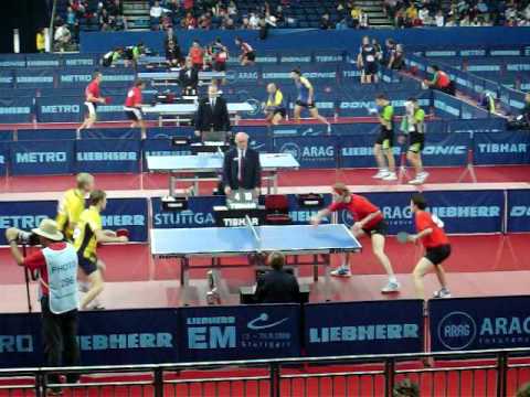 EM Stuggart 2009 - Benjamin Rogiers et Yannick Vostes en double