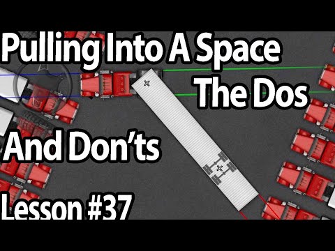 Trucking Lesson 37 - Pulling into a space