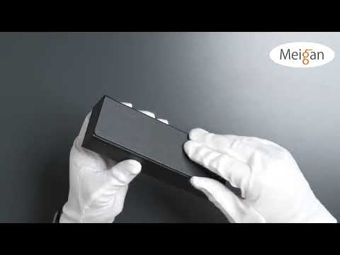 メタルハード 四角メガネケース 2451-01 ブラック 名古屋眼鏡