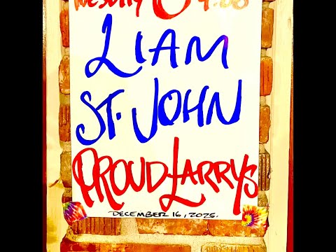 "Eleanor Thornton" Liam St. John and band at Proud Larrys in Oxford, Mississippi. December 16, 2025.