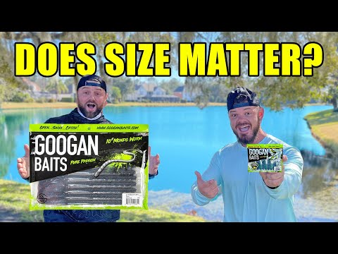 Watch Jr Googan Baits vs Big Googan Baits! Video on