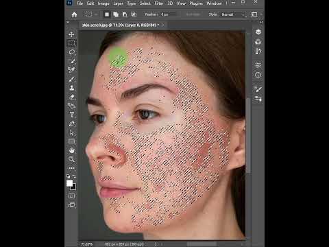 Smooth skin retouching in photoshop #photoshop #photoshop_tutorial