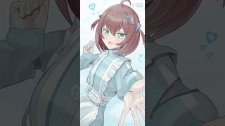 天使界隈夏色まつりイラストタイムラプス #イラスト #art #イラストメイキング #タイムラプス #hololive  #illustration #夏色まつり