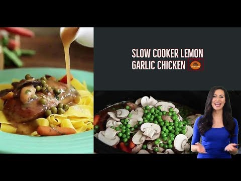 Very Tasty Slow Cooker Lemon Garlic Chicken Recipe