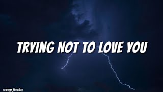 Nickelback - Trying Not To Love You Lyrics text słowa tekst