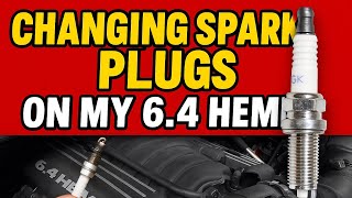 Changing out spark plugs on my Durango SRT 392!  DIY Maintenance