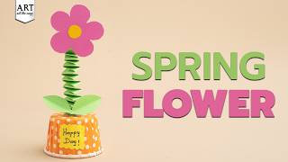 DIY Paper Flower 🌸 | Easy Cute Flower Craft for Room Decor | Viral DIY Idea!