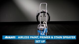 Avanti Airless Paint, Primer, & Stain Sprayer Kit Set Up