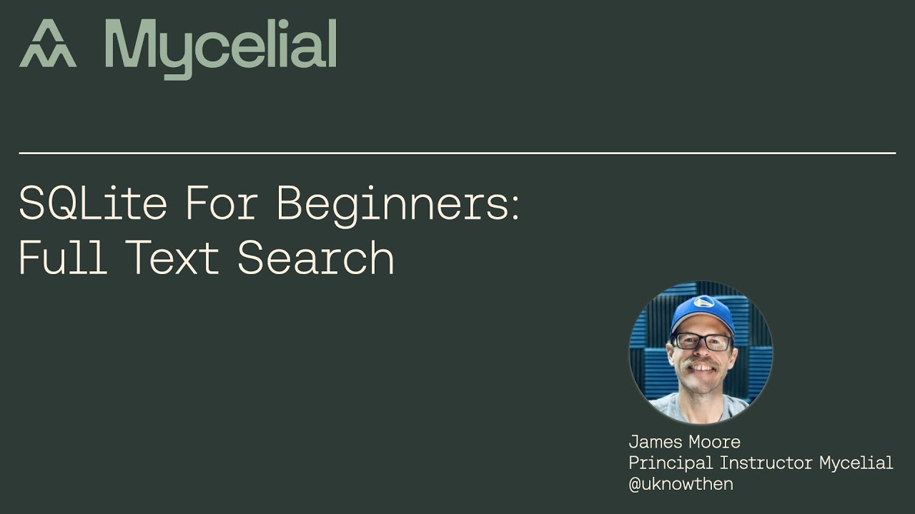 SQLite for beginners: Full Text Search