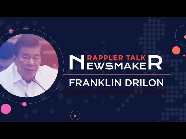 Rappler Talk Newsmaker: Franklin Drilon on Pharmally and friction between Duterte, Senate