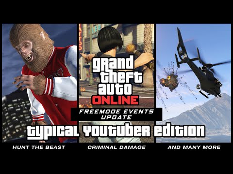 GTA Online Freemode Events Update Trailer (Typical YouTuber Edition)