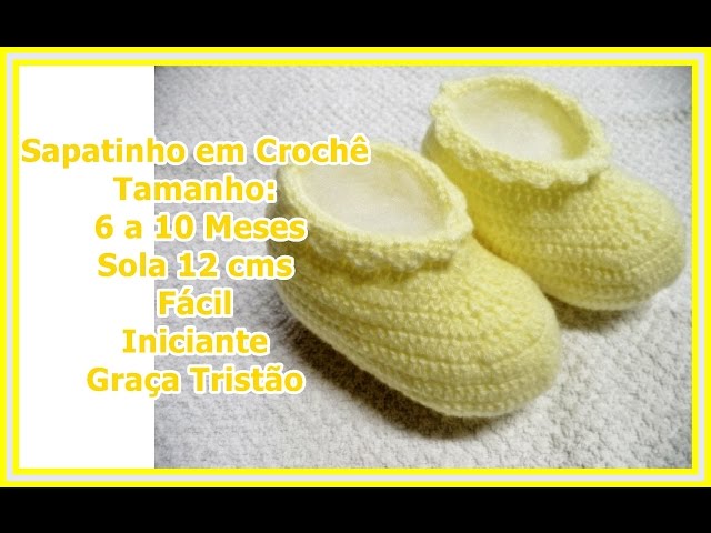 sapatinho croche facil