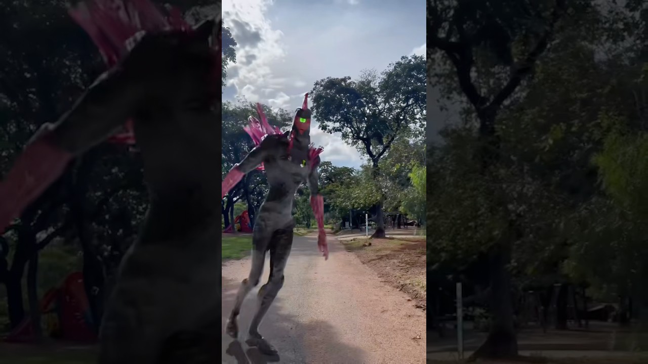 Ben 10 in Real life: Santa fe aura dance