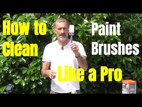 How to Clean Oil Paint Brushes