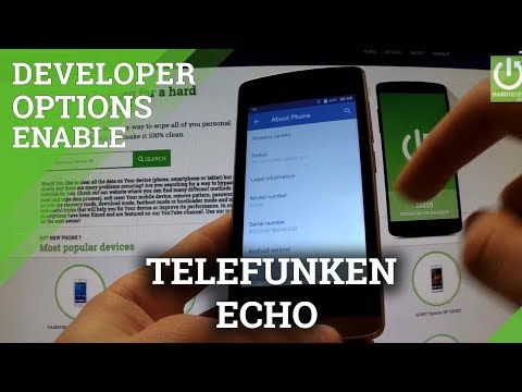 How to enter Developer Options TELEFUNKEN Echo - enable USB Debugging
