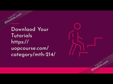 MTH 214 MATH 214 Week 1 Studyplan For Week 1 Checkpoint - University of Phoenix