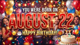 Download lagu Send This To Someone Born On August 22! 🎂 Happy Birthday Song 🎈✨ mp3 Download lagu Send This To Someone Born On August 22! 🎂 Happy Birthday Song 🎈✨ mp3