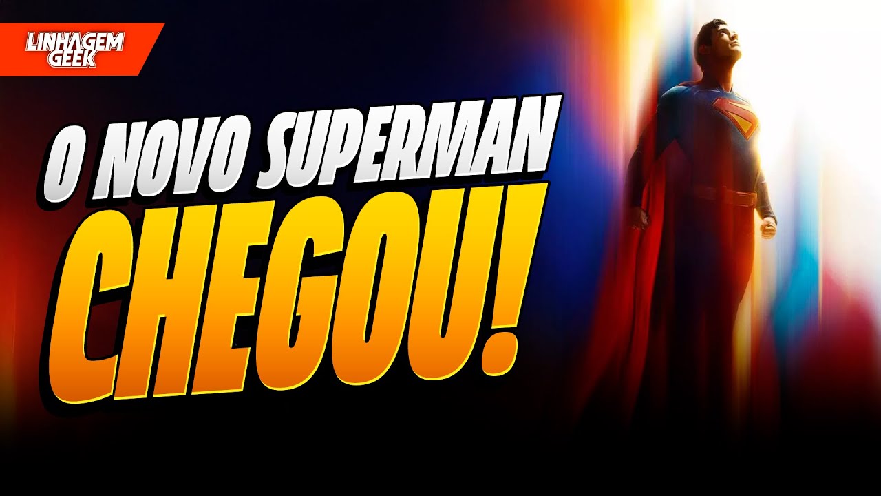 NÃO VI, JÁ AMEI! JAMES GUNN REVELA POSTER DE SUPERMAN COM MÚSICA!!!