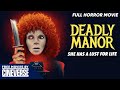 Deadly Manor | Full Horror Movie | Free HD Retro Classic Scary Horror Film | Cineverse