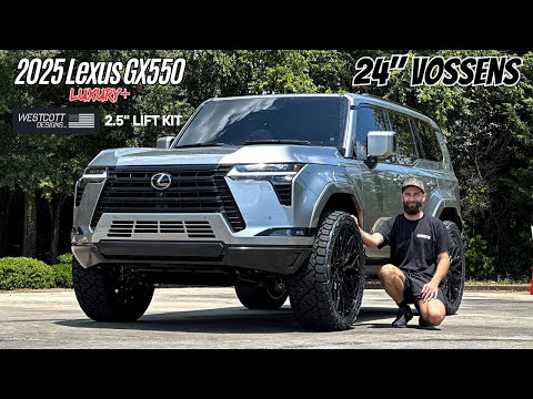 LUXURY Meets LIFTED: 2025 Lexus GX550 on 24” Vossen Wheels & 35” Nittos, 2.5” Westcott Designs Lift