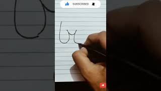 Letter 'M' in bubbles style