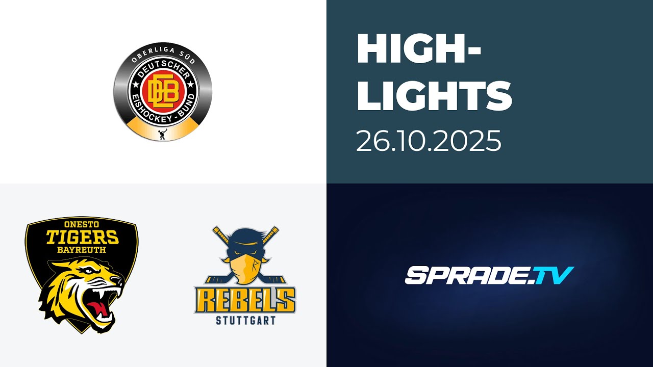 26.10.2025 - Highlights - onesto Tigers Bayreuth vs. Stuttgart Rebels
