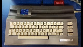 Cool Gun Metal finished Commodore 64 with Oscilloscope from AMI64.com