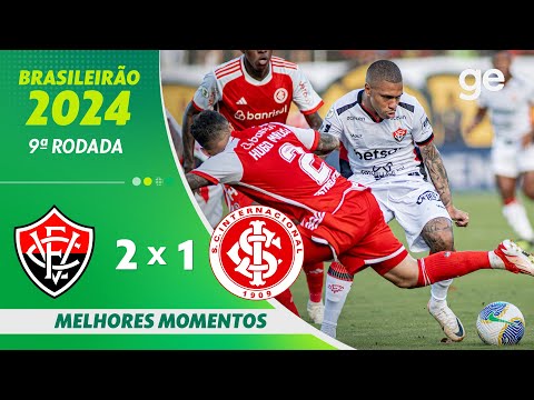 Gols e lances de Vitória x Internacional