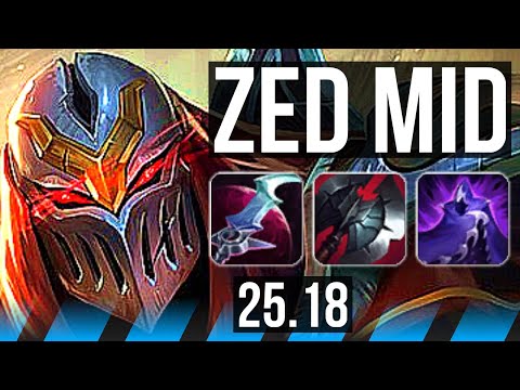ZED vs LISSANDRA (MID) | 13/2/21, Legendary | KR Master | 25.18