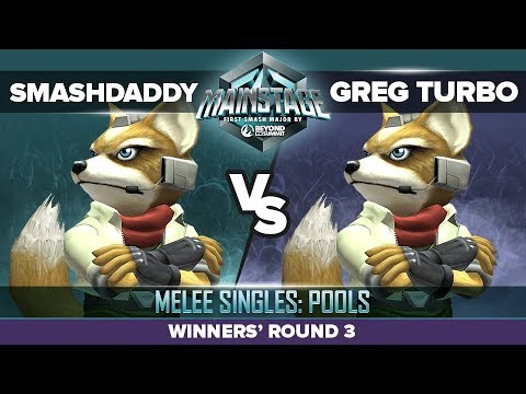 Smashdaddy vs Greg Turbo - Winners' Round 3: Melee Singles Pools - Mainstage | Fox vs Fox