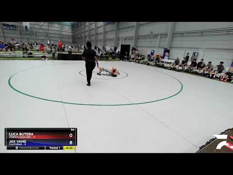 94 Lbs 4th Wrestleback (16 Team) - Luca Butera, Pennsylvania Red Vs Jax Vang, California 8101