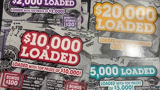 💥💥New NJ Lottery Tickets! $20000 Loaded $100